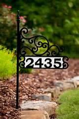 Yard Signs With House Numbers images
