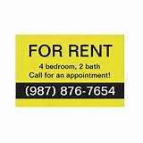 images of Yard Sign Rent