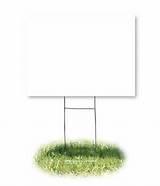 pictures of Yard Signs Blank